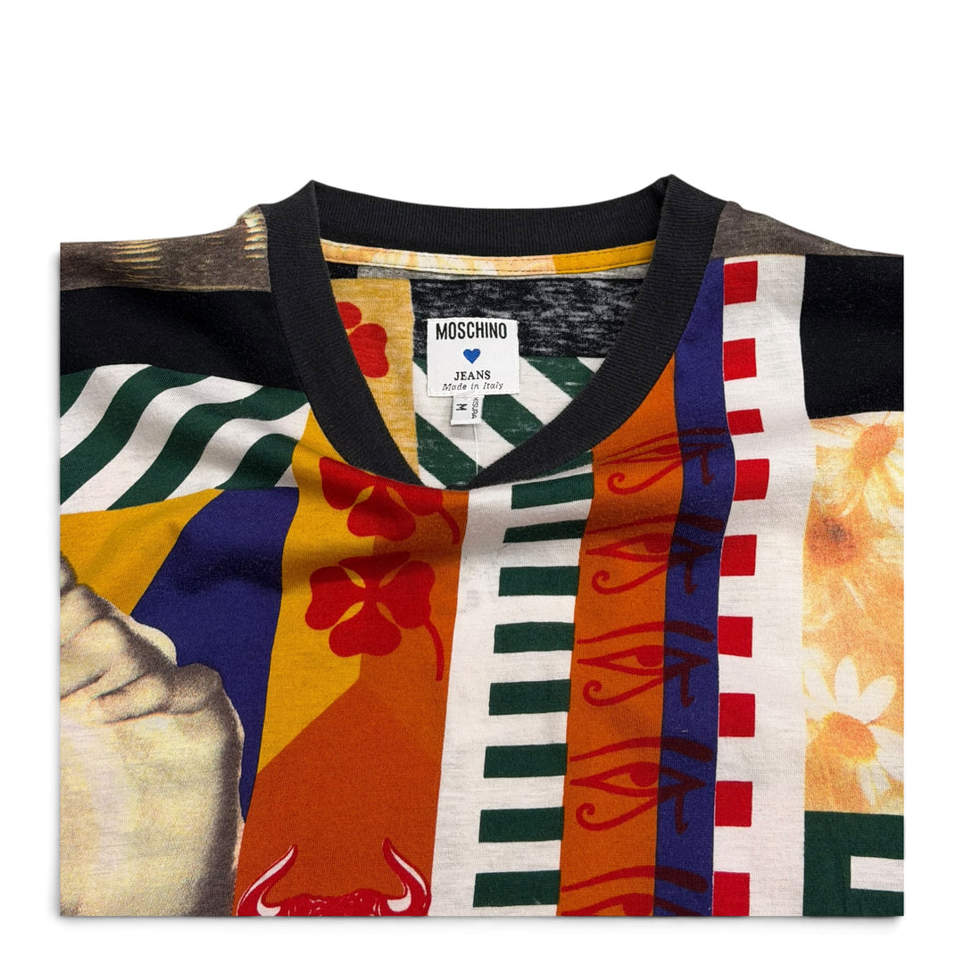 Vintage 90's Moschino Graphic T shirt Multi (L)