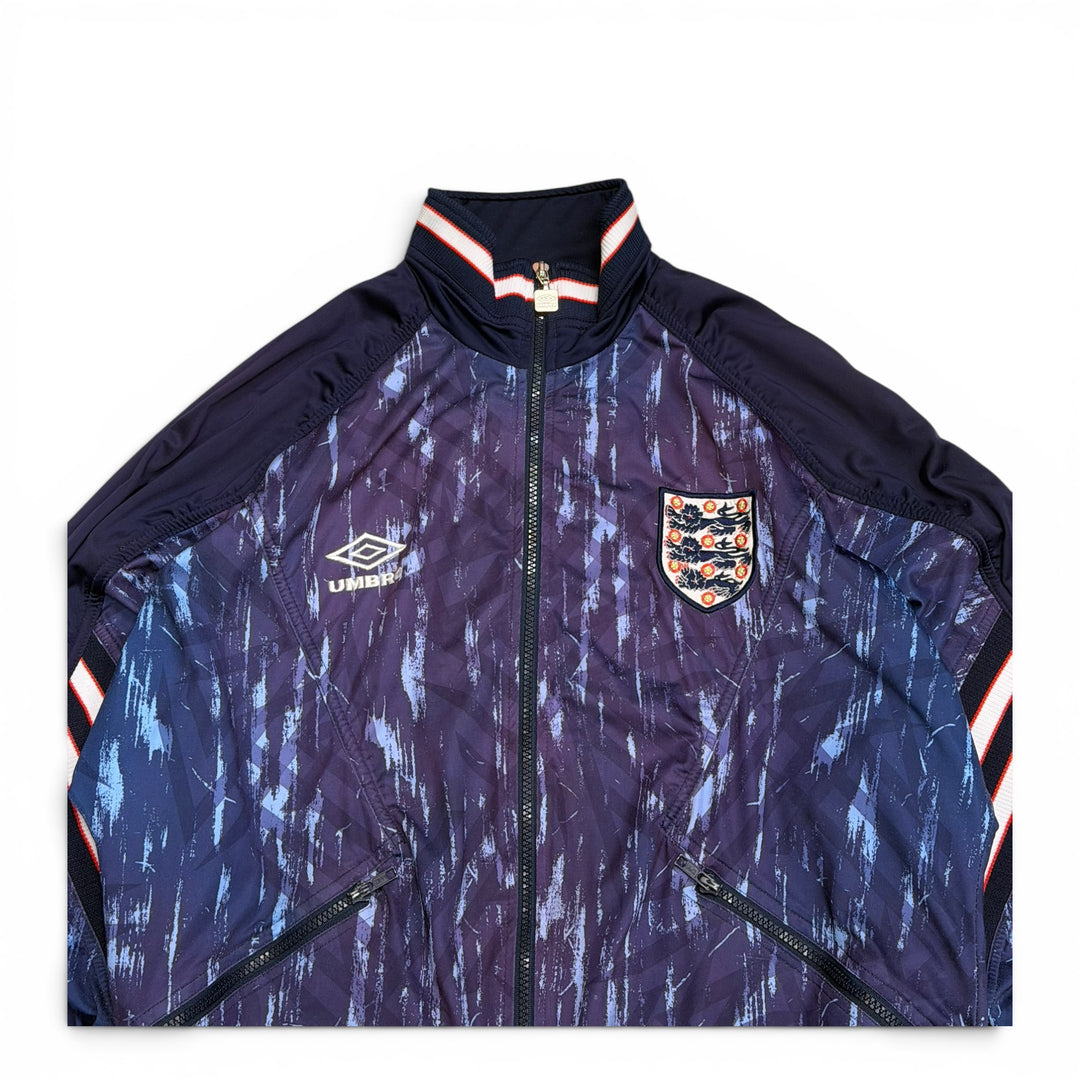 1993 Vintage England Umbro Navy Tracksuit Set (S)