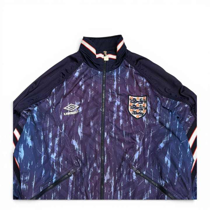 1993 Vintage England Umbro Navy Tracksuit Set (S)