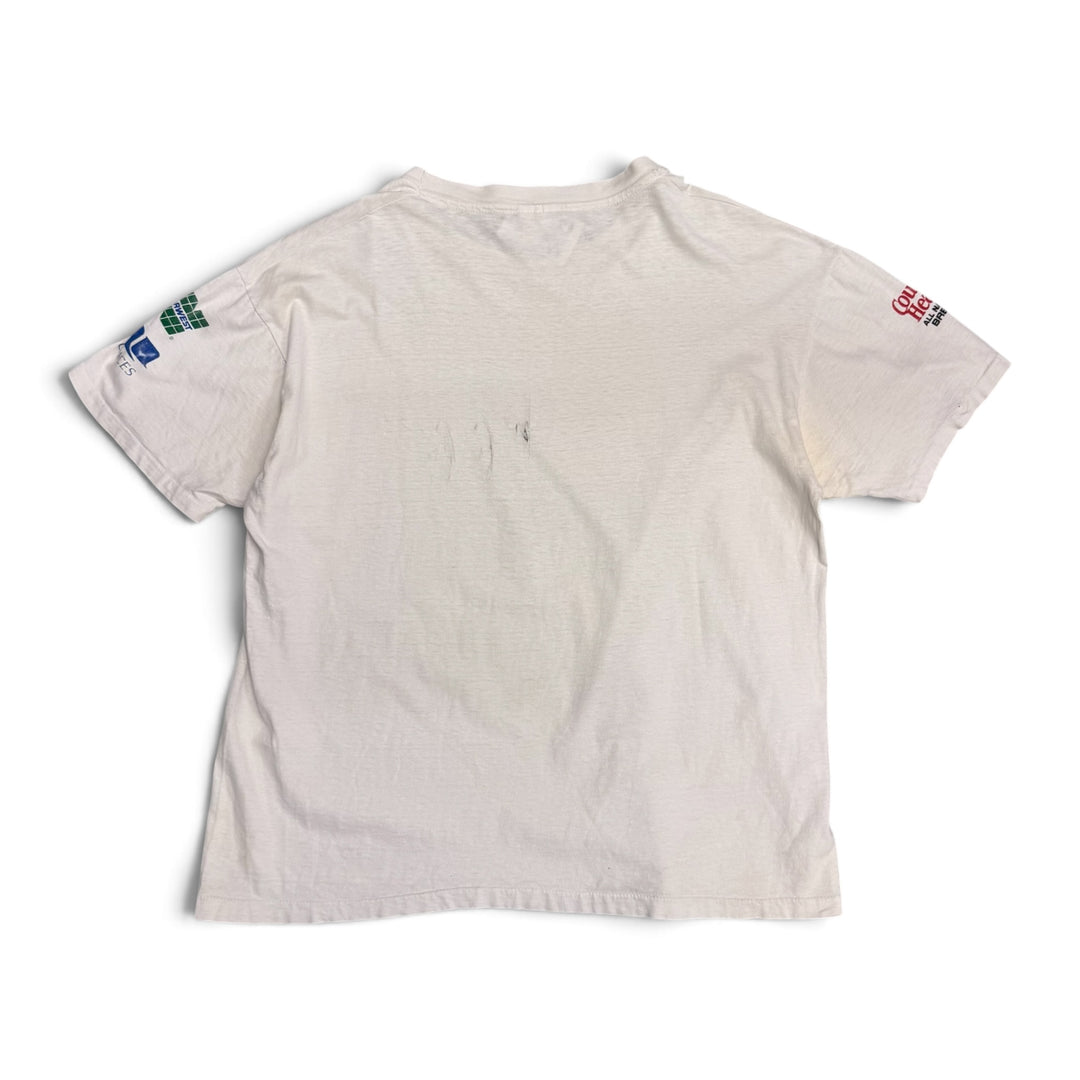 Vintage Grandma's Marathon Graphic T shirt White