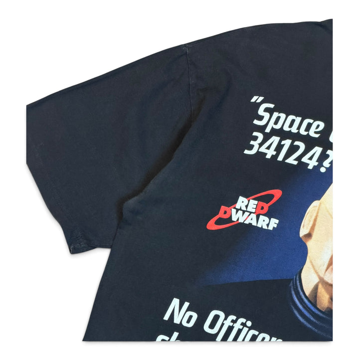 Vintage Red Dwarf Black Graphic T-Shirt (L)