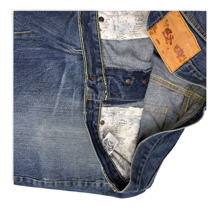 Vintage Rmc Hip Hop Baggy Shorts Blue (36)