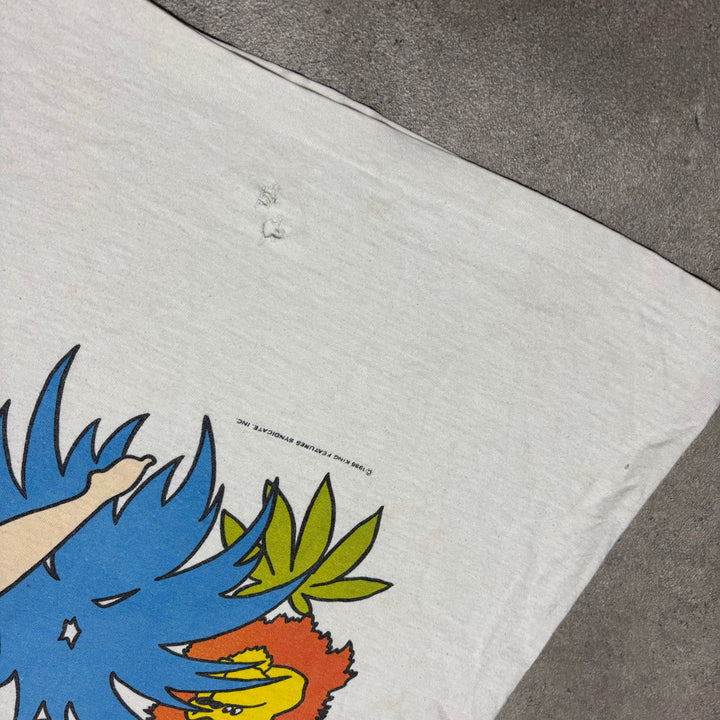 90's Vintage Betty Boop White Graphic T-Shirt (XL)