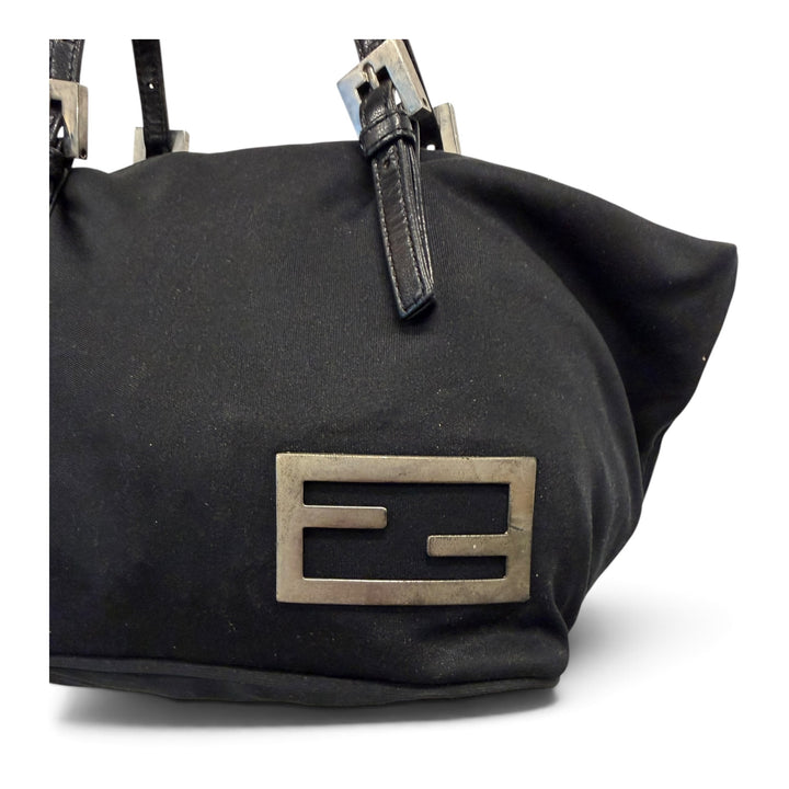 Fendi Mamma Baguette Handbag Black