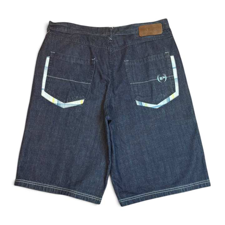 Vintage Phat Farm Dark Blue Baggy Denim Shorts (40)