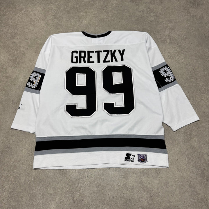 90's Vintage LA Kings Wayne Gretzky Starter Jersey (XL)