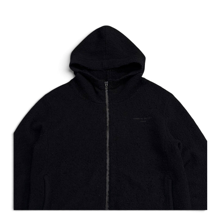 Comme De Garcons Full Zip Up Knitted Hoodie (M)