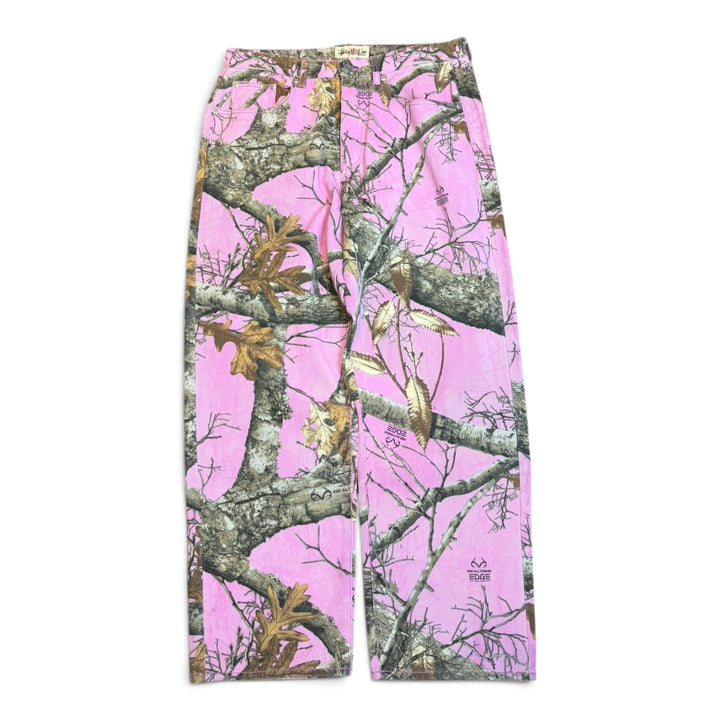 Stussy Big Ol Jeans Real Tree Pink Camo Denim Trousers (32)
