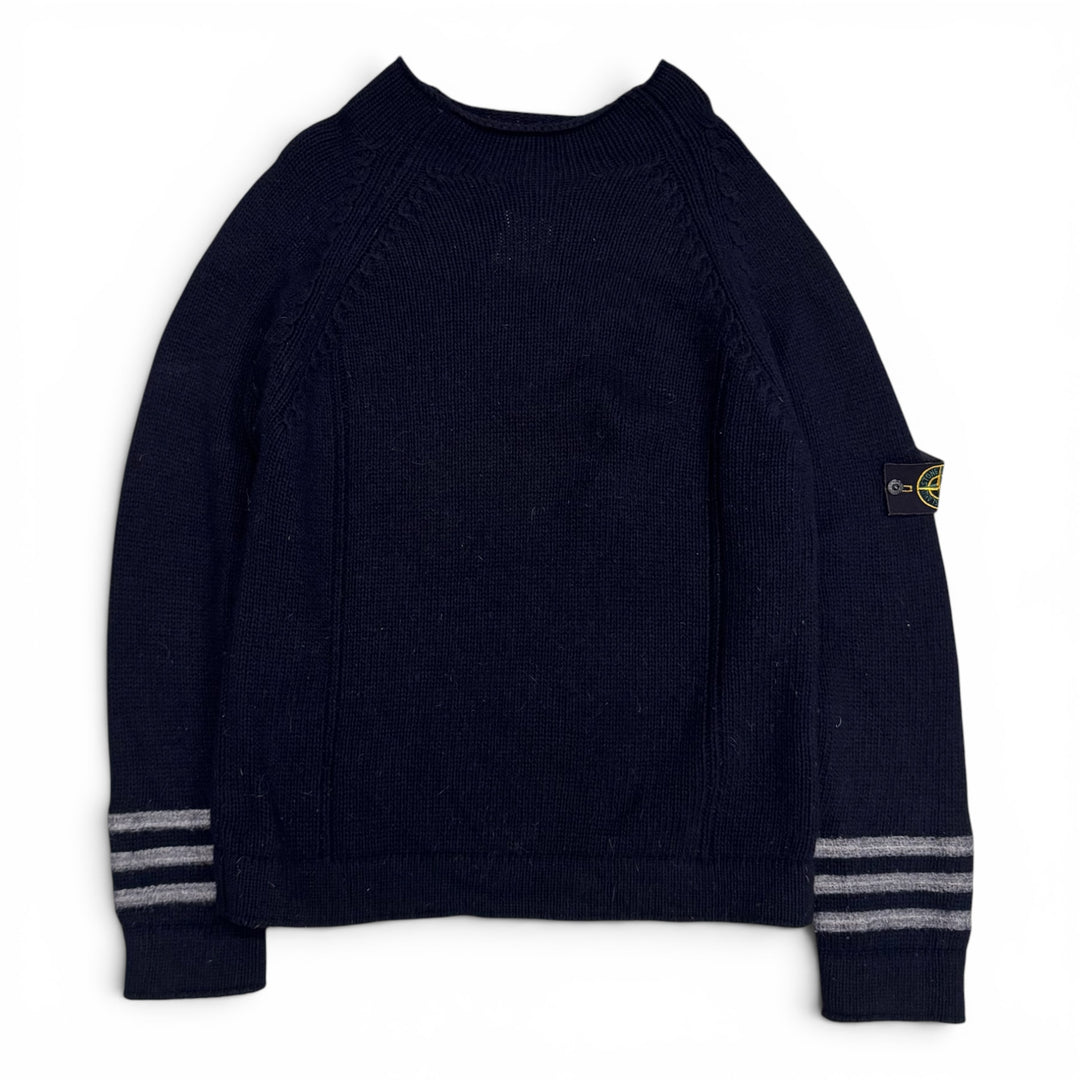 Vintage Stone Island Wool Jumper Navy (L)