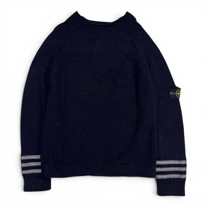 Vintage Stone Island Wool Jumper Navy (L)