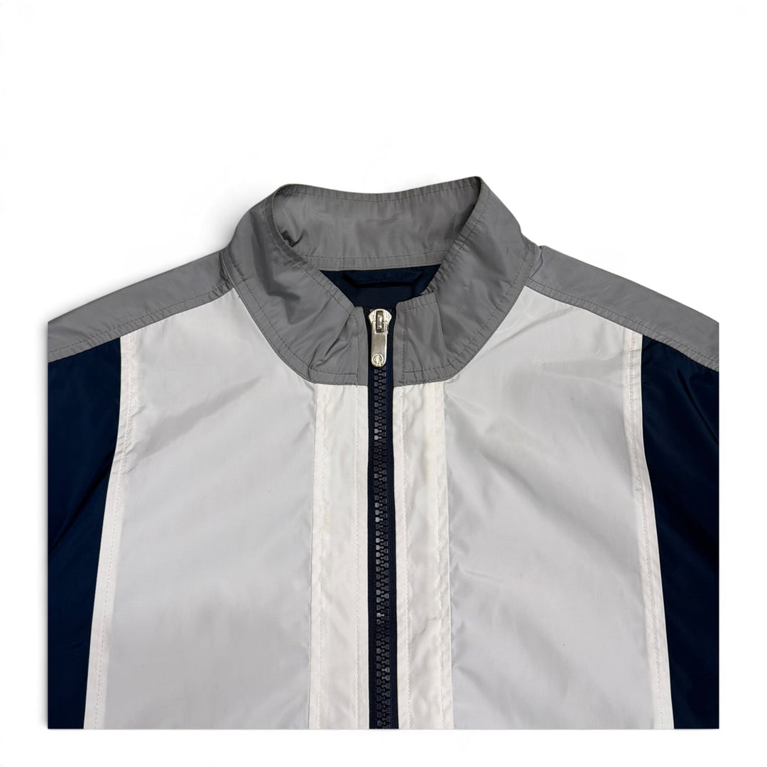 Bikkemberg White & Navy Tracksuit Jacket (M)