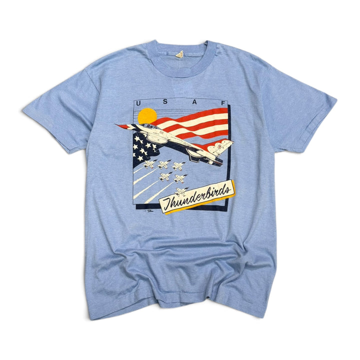 Vintage 80’s USAF Thunderbirds T-Shirt Blue (XL)