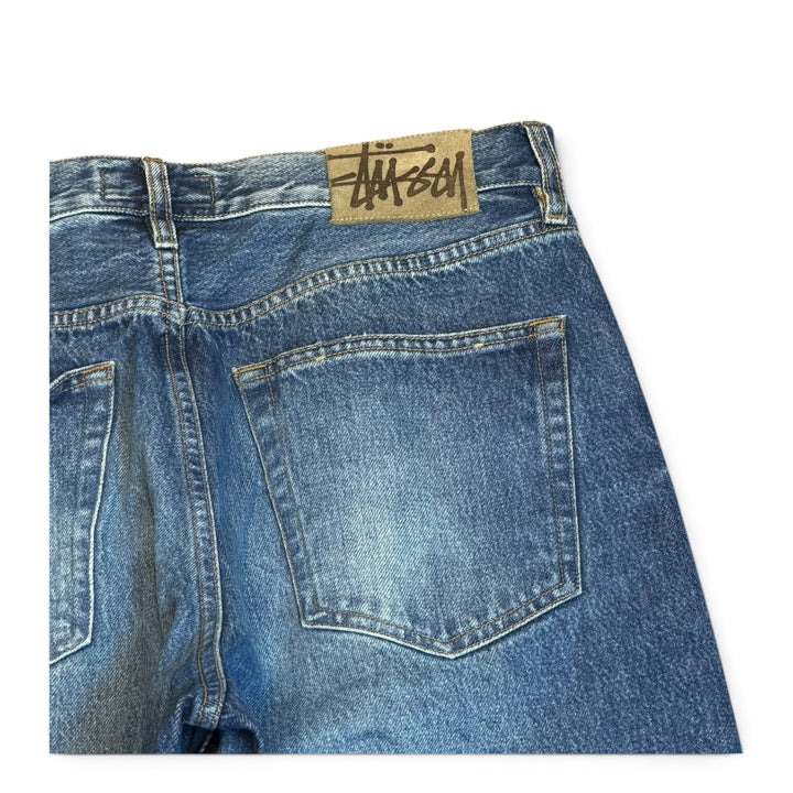 Stussy Big Ol Jean Washed Blue Denim Trousers (30)