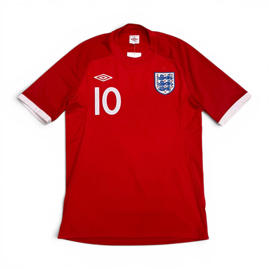 2010 Vintage England Umbro Red Rooney Shirt (S)