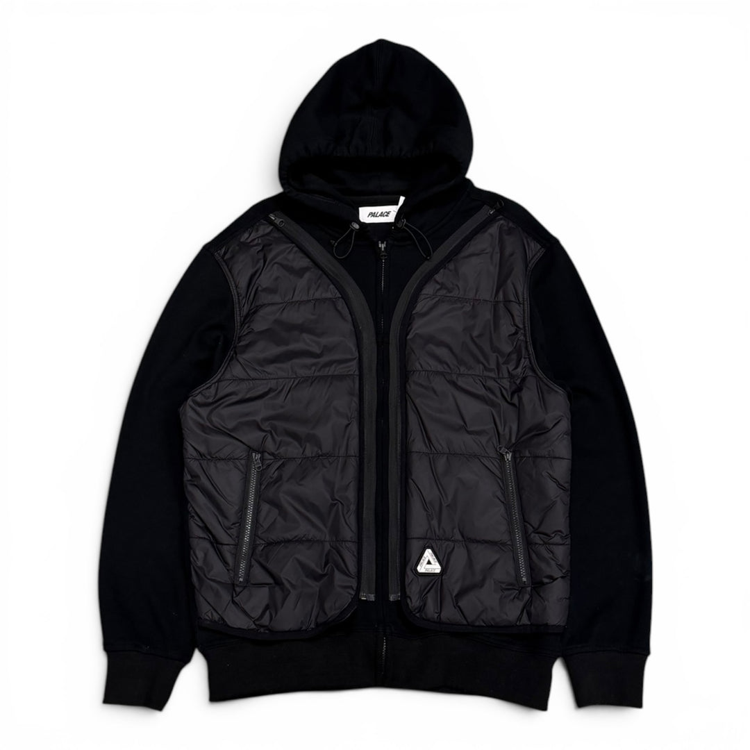 Palace Black Tactical Zip Hoodie (L)
