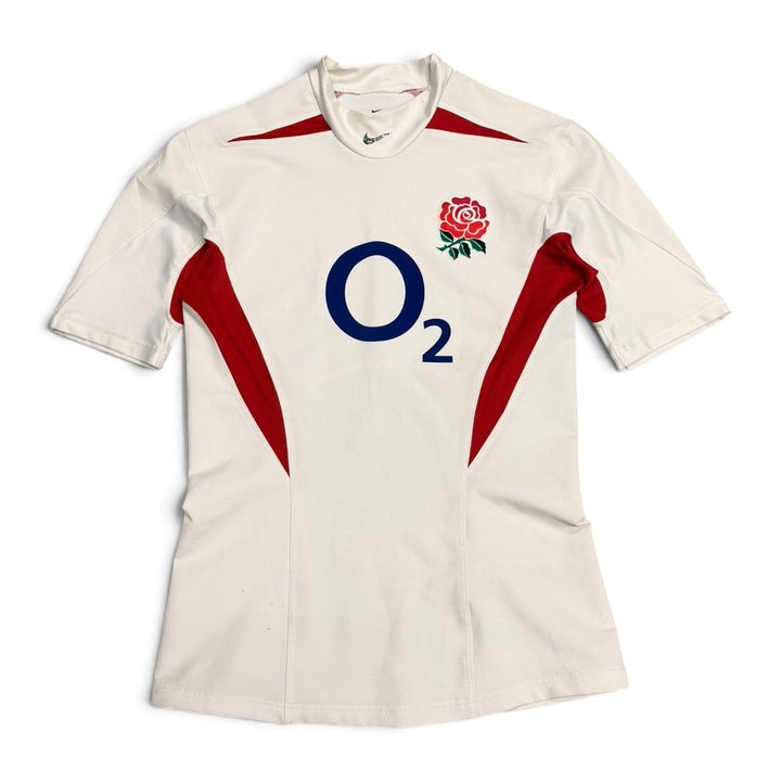 Vintage England Rugby Short Sleeve Jersey White (M)