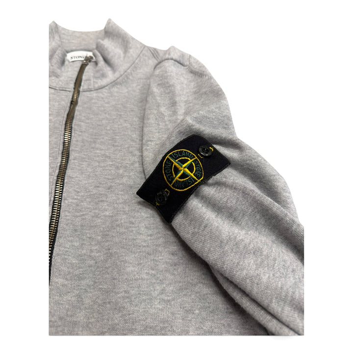 Stone Island Knitted Full Zip Up Jumper Grey (L)