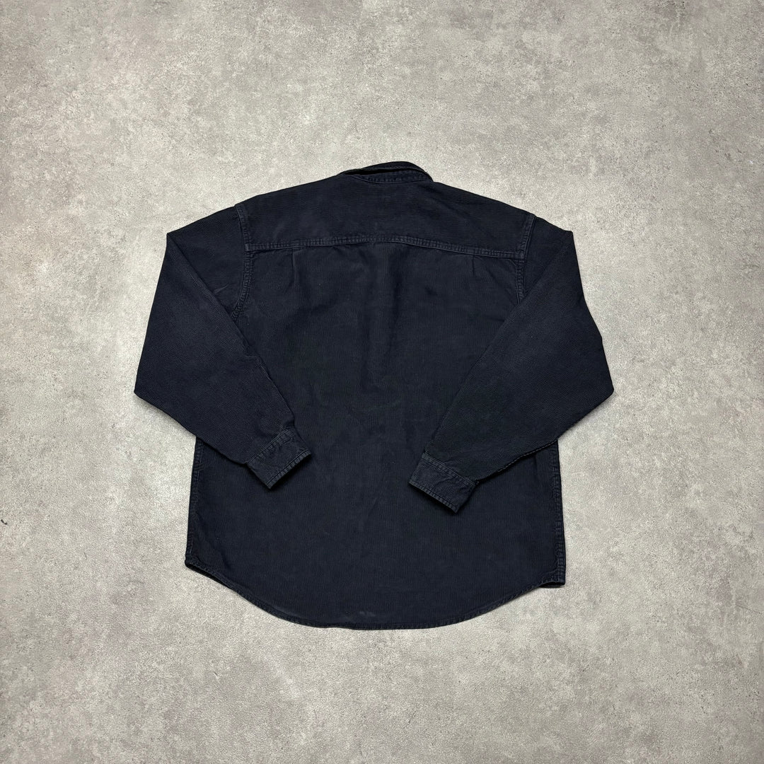 Supreme Navy Corduroy Overshirt Jacket (M)