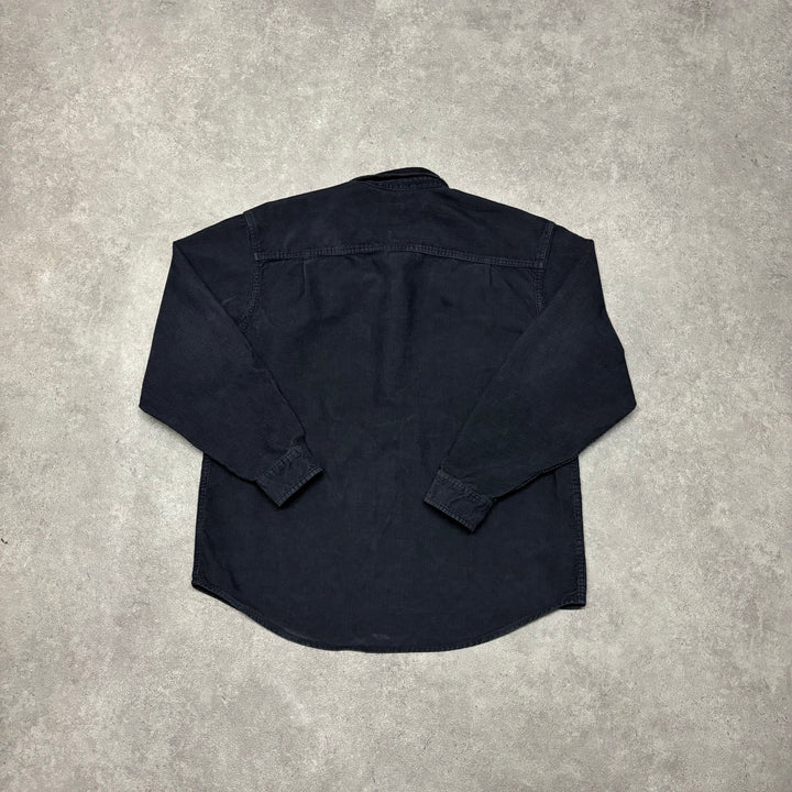 Supreme Navy Corduroy Overshirt Jacket (M)