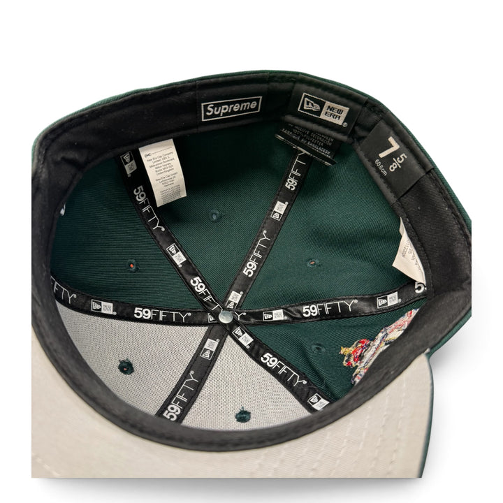 Supreme Shop Anniversary Box Logo Cap Green (7-5/8)