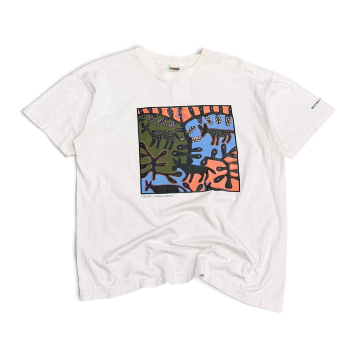 Vintage British  Airways Graphic T shirt White (XL)