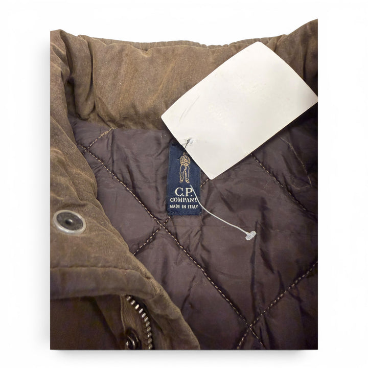 Vintage Cp Company Puffer Jacket Brown (XS)