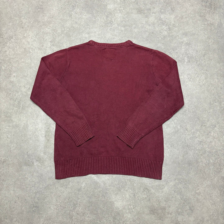 Vintage Kangol Red Knitted Sweater (M)