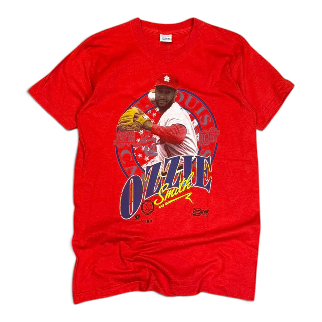 90's Vintage MLB St Louis Cardinals Red Graphic T-Shirt (L)