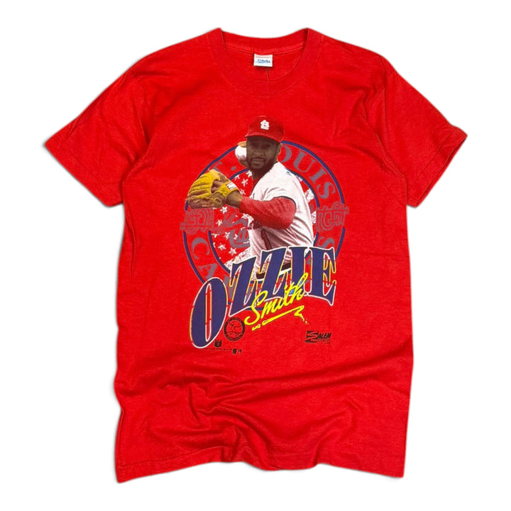 90's Vintage MLB St Louis Cardinals Red Graphic T-Shirt (L)