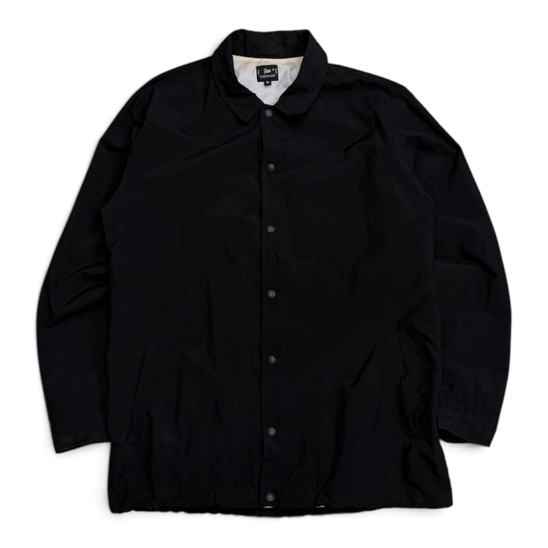 Patta Button Up Shell Jacket Black (XL)
