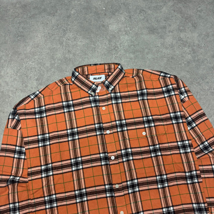 Palace Orange Checkered Lumber Yak Shirt (M)