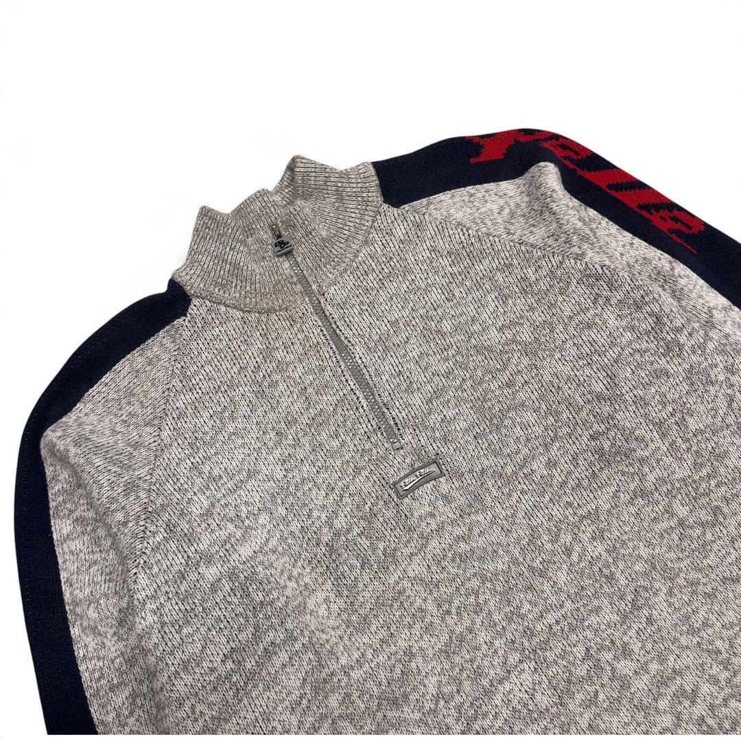Vintage Pelle Pelle Knitted Jumper Grey (L)