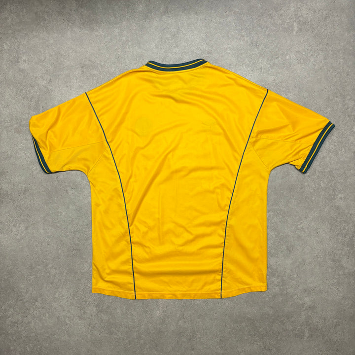 2000 Vintage Celtic Yellow Away Football Shirt (XL)