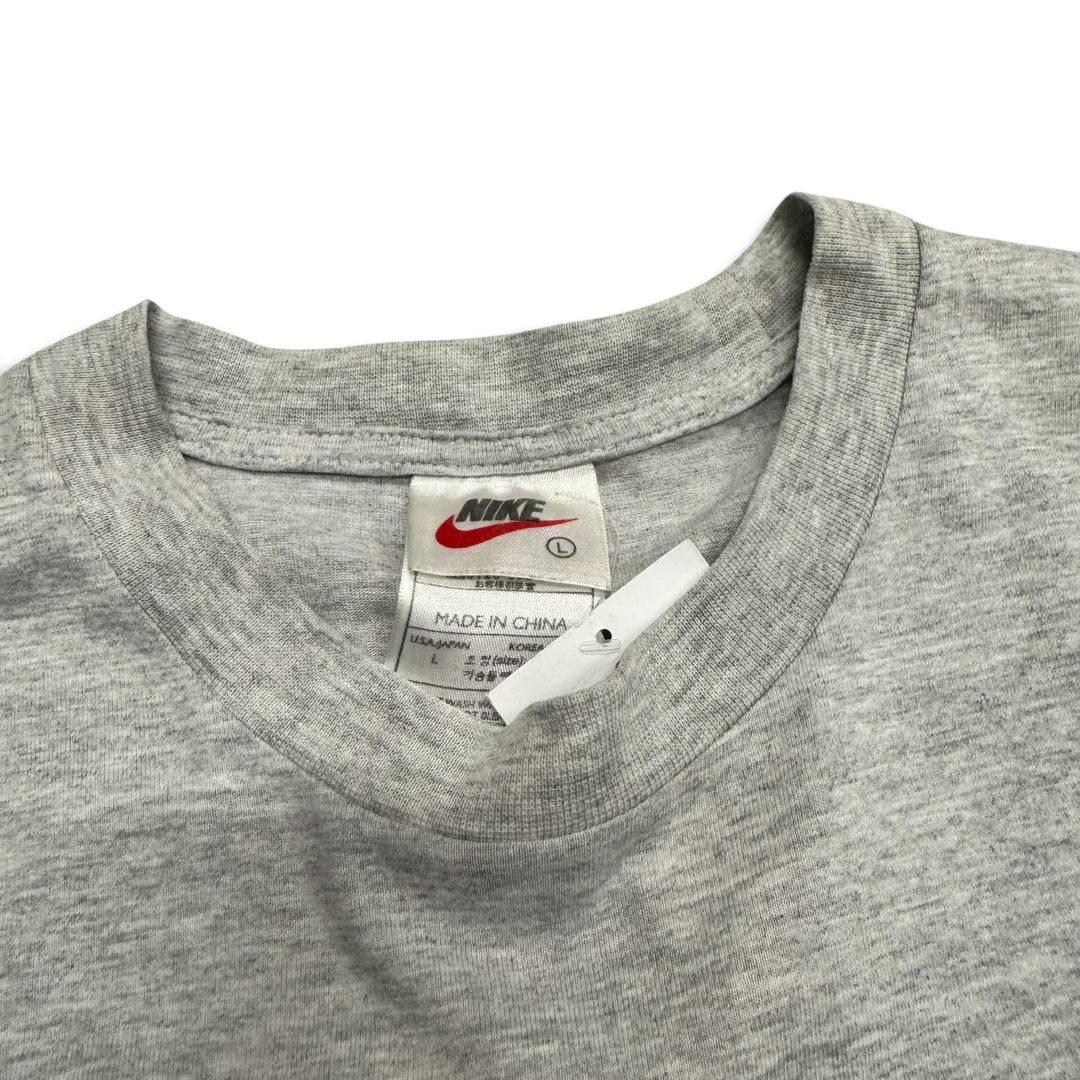 90's Vintage Nike Grey Pete Sampras Graphic T-Shirt (L)
