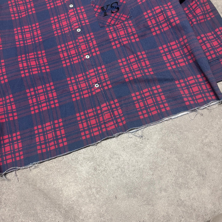 Yardsale Cropped Checkered Shirt (M)