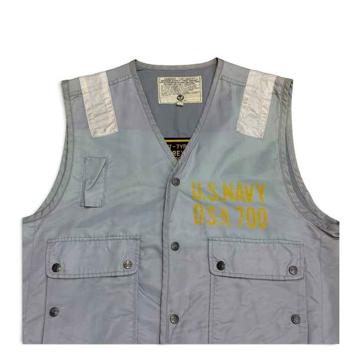 Vintage Avirex Technical Vest Grey (L)