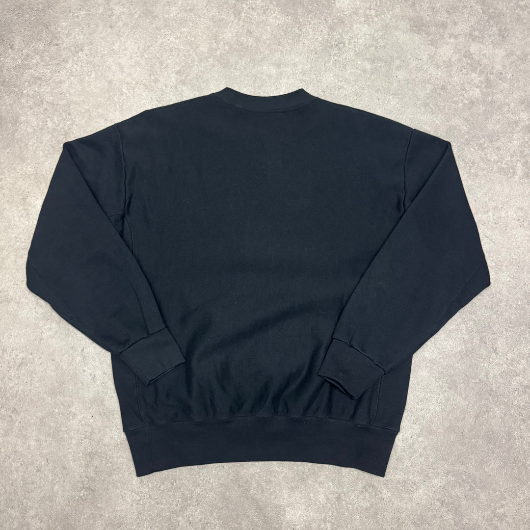 Aries Black Crew Neck Sweatshirts (L)