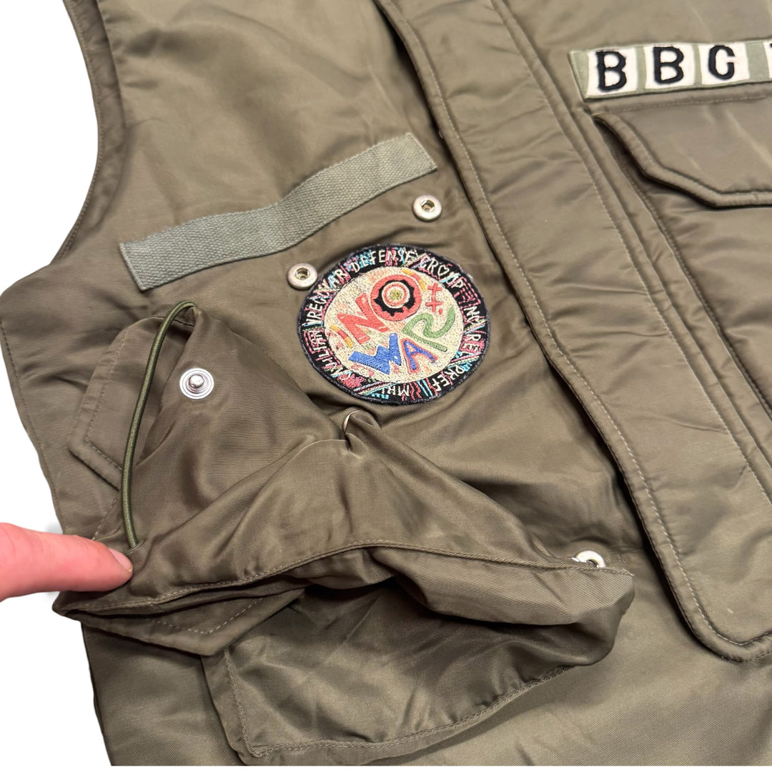 BNWT Maharishi War Correspondence Gilet Khaki (S)