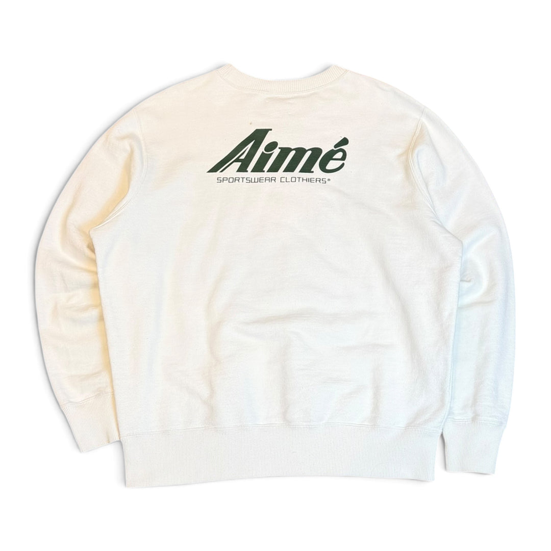 Aime Leon Dore White Graphic Sweatshirt (L)