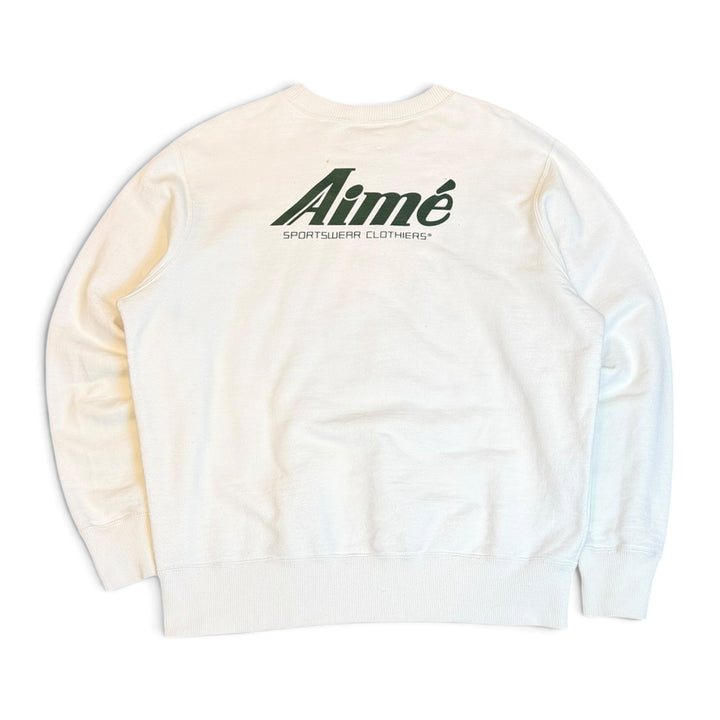 Aime Leon Dore White Graphic Sweatshirt (L)