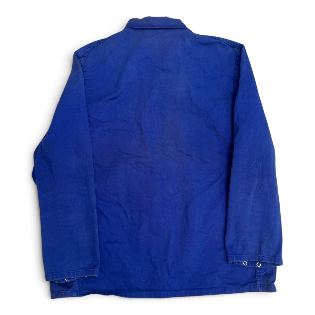 Vintage Distressed Blue French Chore Jacket