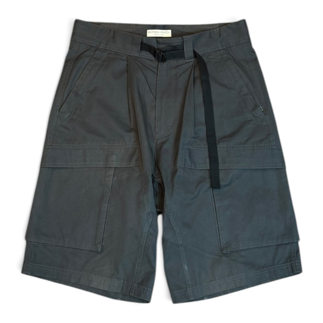 Bottega Veneta Grey Cargo Shorts (32)