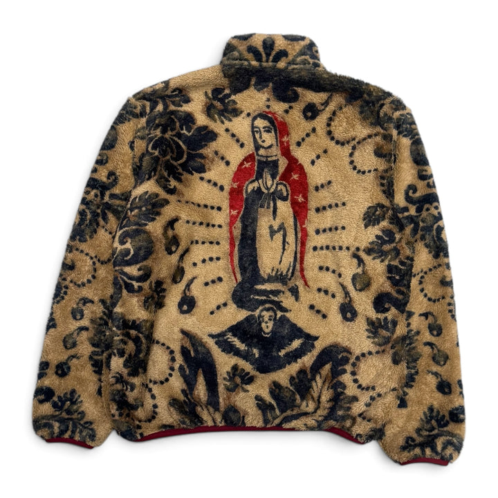Kapital Virgin Mary Damask Fleece Brown (S)