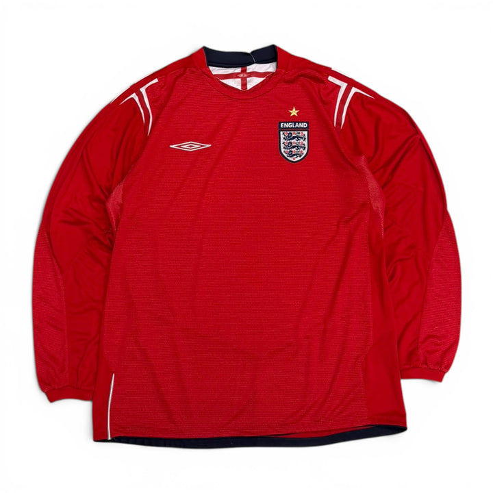 2004 Vintage England Umbro Red Football Shirt (M)