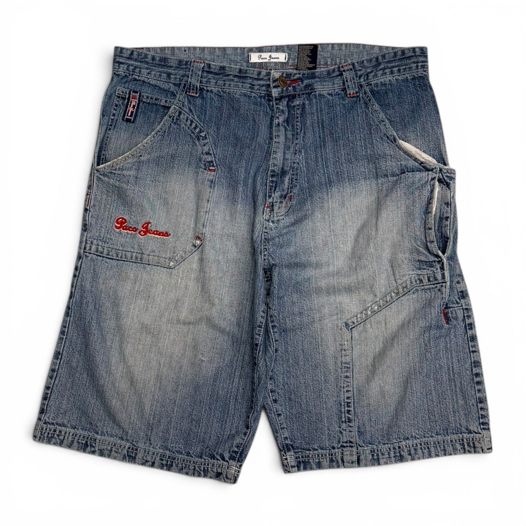 Vintage Paco Jeans 90's Baggy Denim Shorts Blue (40")