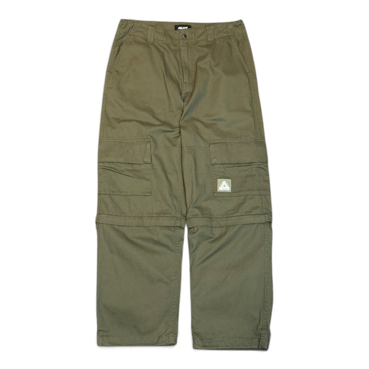 Palace Khaki Green Cargo Trousers (32)