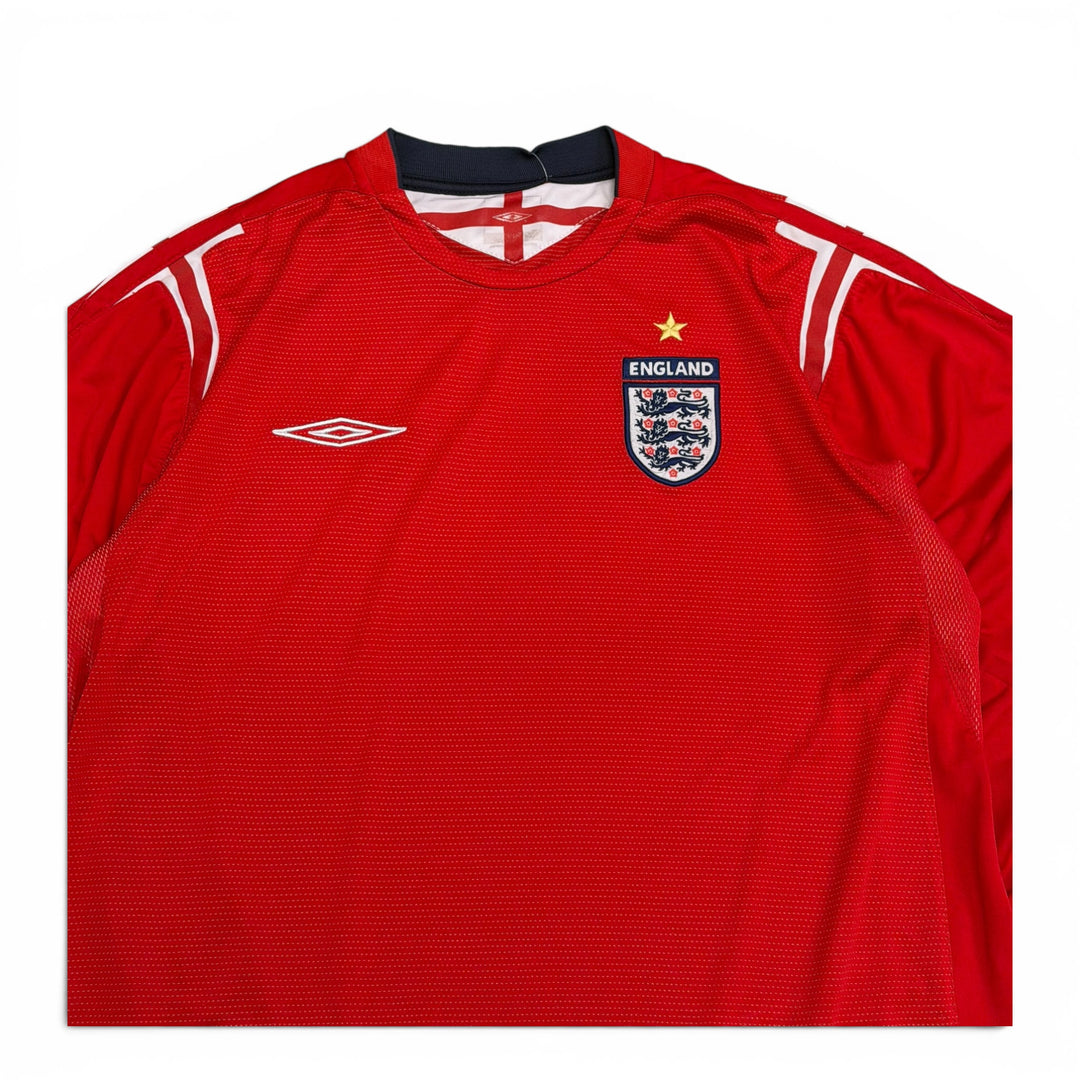 2004 Vintage England Umbro Red Football Shirt (M)