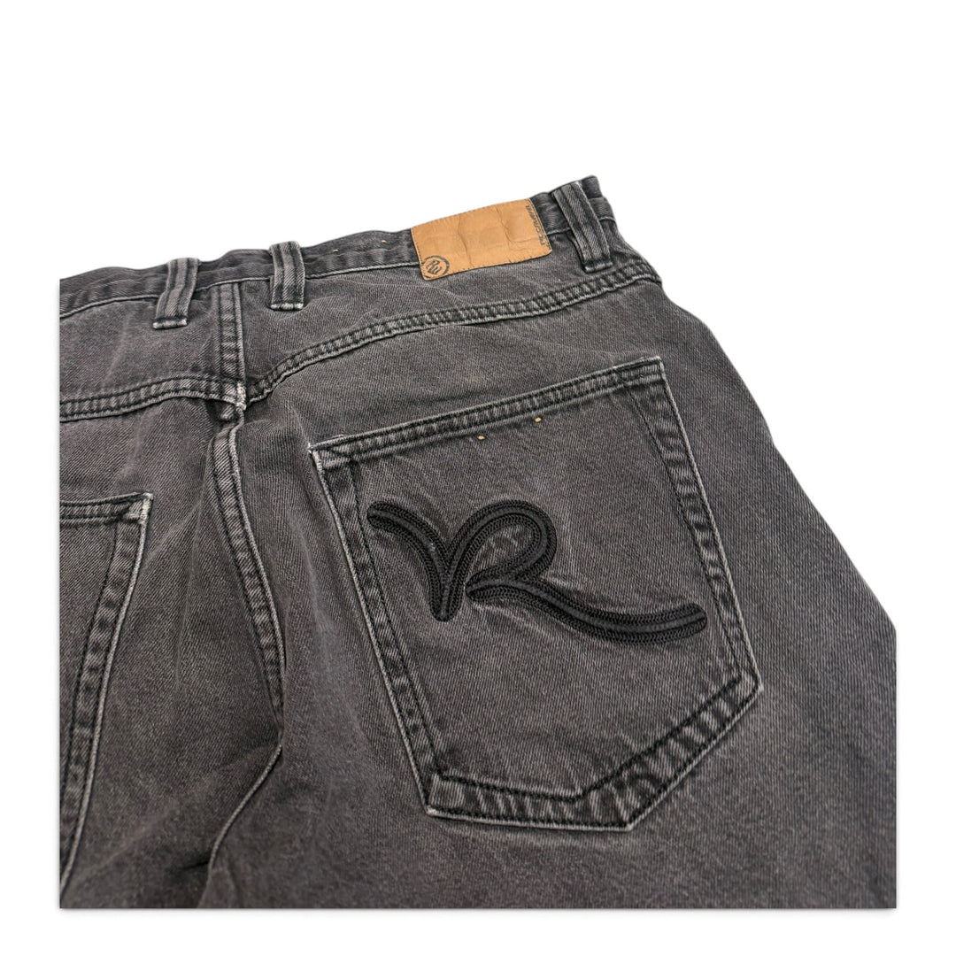 Vintage Rocawear Black Denim Jean Shorts (34)