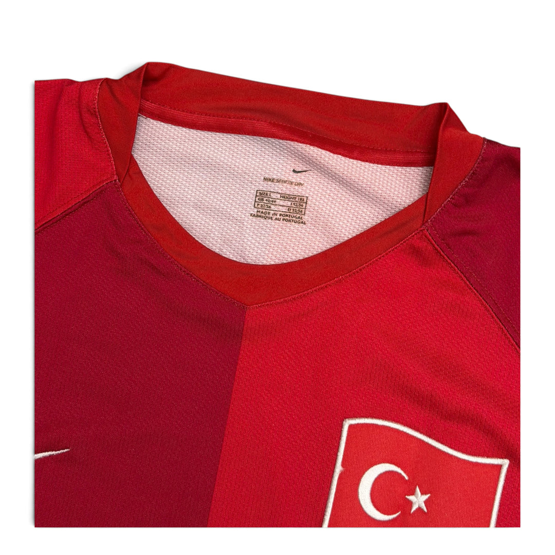Turkey 2006/07 Nike Football Shirt Red (L)