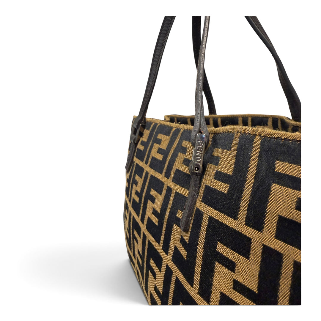 Fendi 200-2010 Zucca Canvas Tote Bag